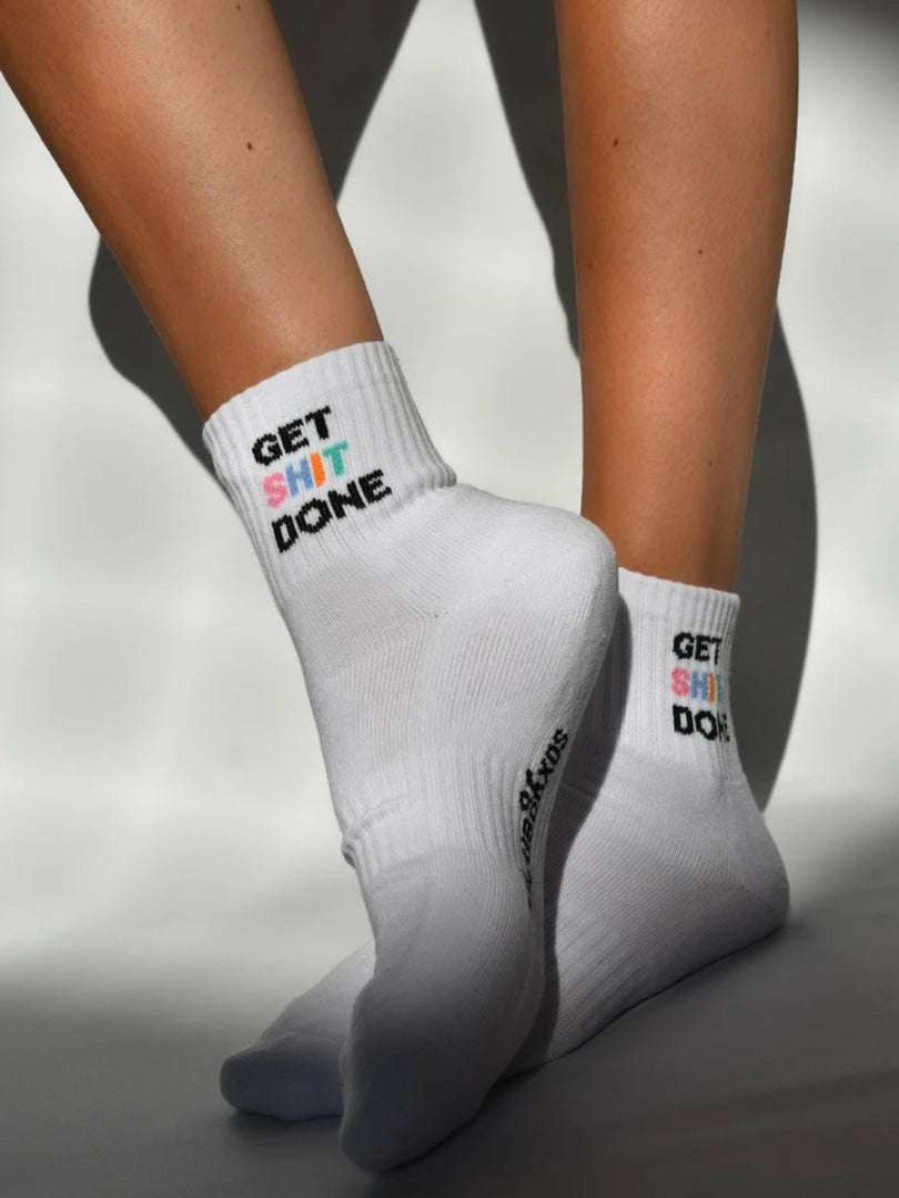 Accessories * | Soxygen Unisex 'Get Shit Done' Ankle Socks Accessories