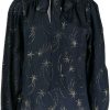 Clothing * | Rixo London 'Moss' Glitter Star Blouse