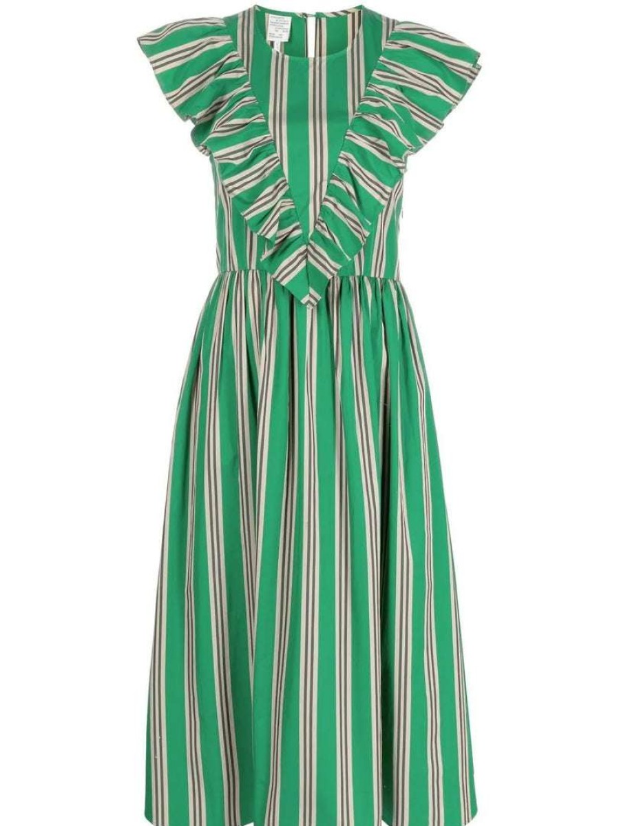 Clothing * | Baum Und Pferdgarten New In 'Alisa' Striped Midi Dress