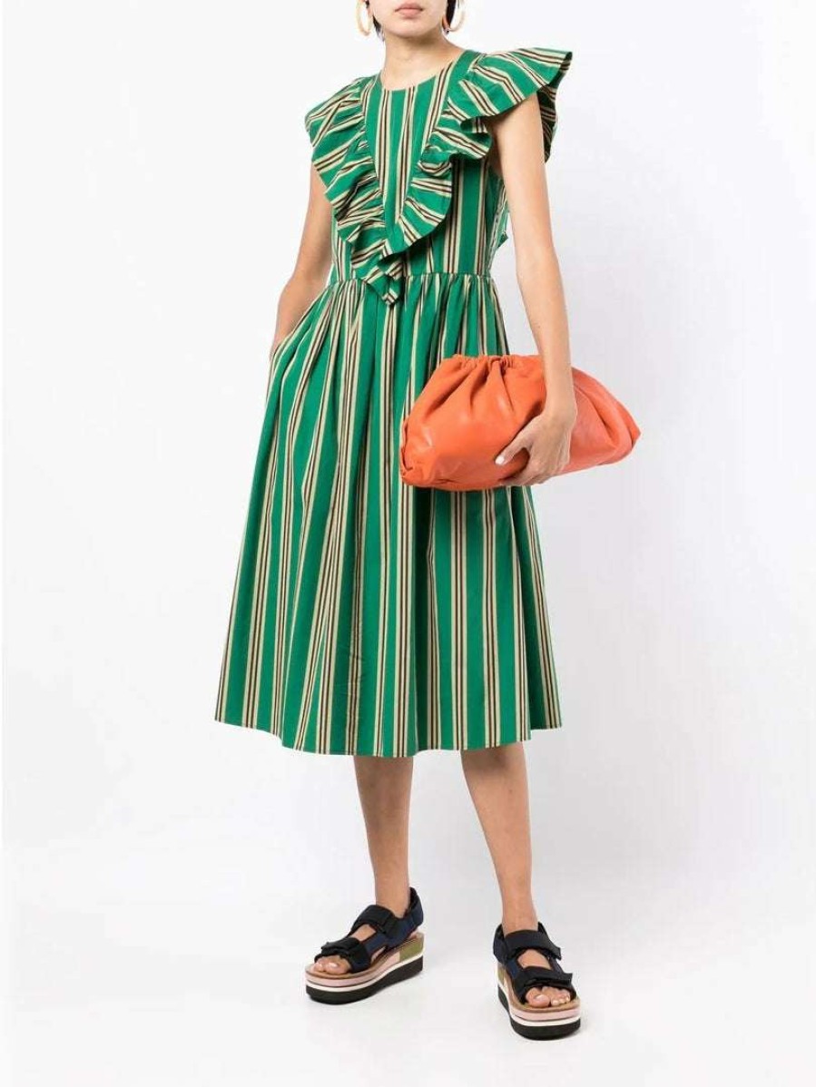 Clothing * | Baum Und Pferdgarten New In 'Alisa' Striped Midi Dress