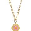 Accessories * | Wilhelmina Garcia 'Pink Daisy Chain Necklace' Accessories