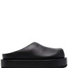 Shoes * | Paloma Barcelo Shoes Black 'Daga' Platform Mules