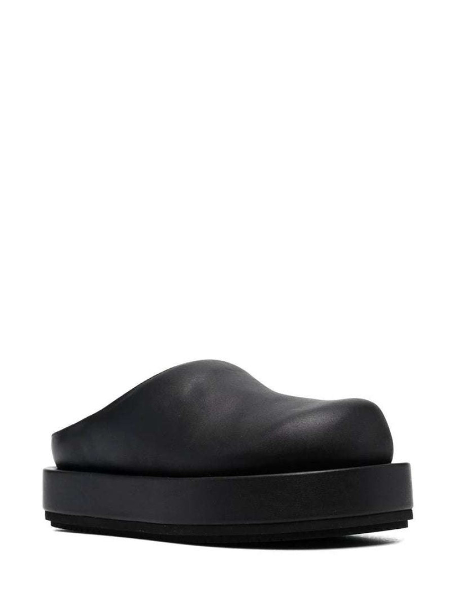 Shoes * | Paloma Barcelo Shoes Black 'Daga' Platform Mules