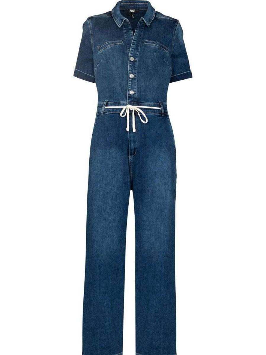 Clothing * | Paige Clothing 'Carly' Denim Jumpsuit