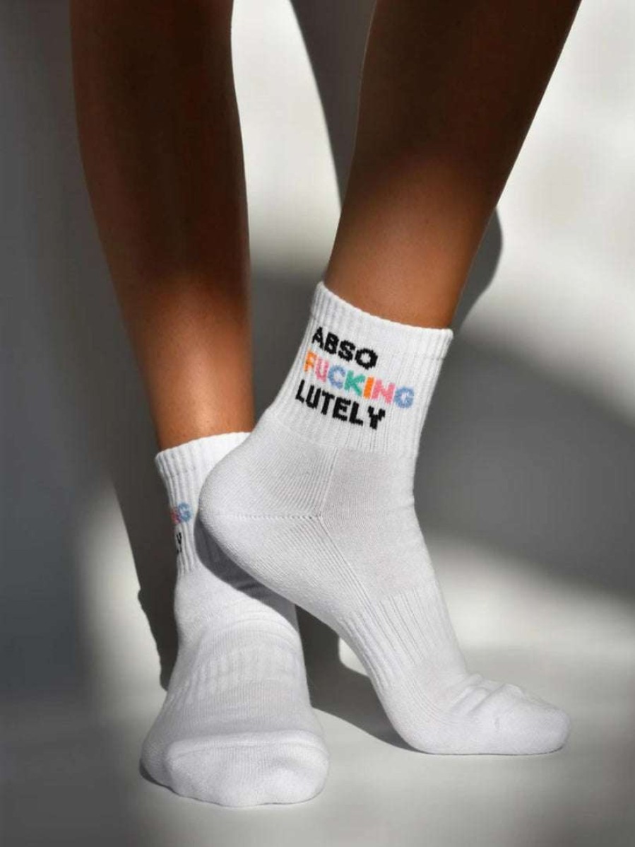 Accessories * | Soxygen Unisex 'Abso Fucking Lutely' Ankle Socks