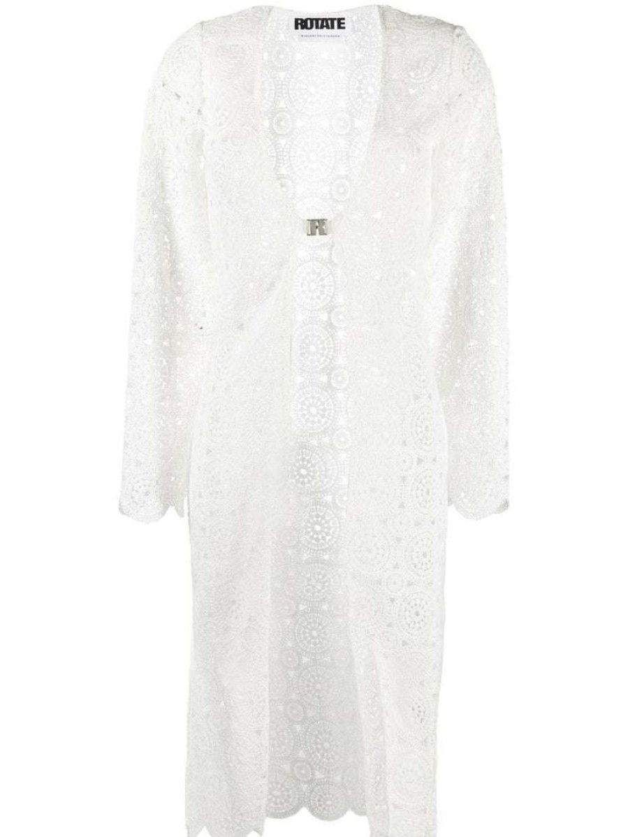 Clothing * | Rotate White 'Kwamie' Robe Clothing