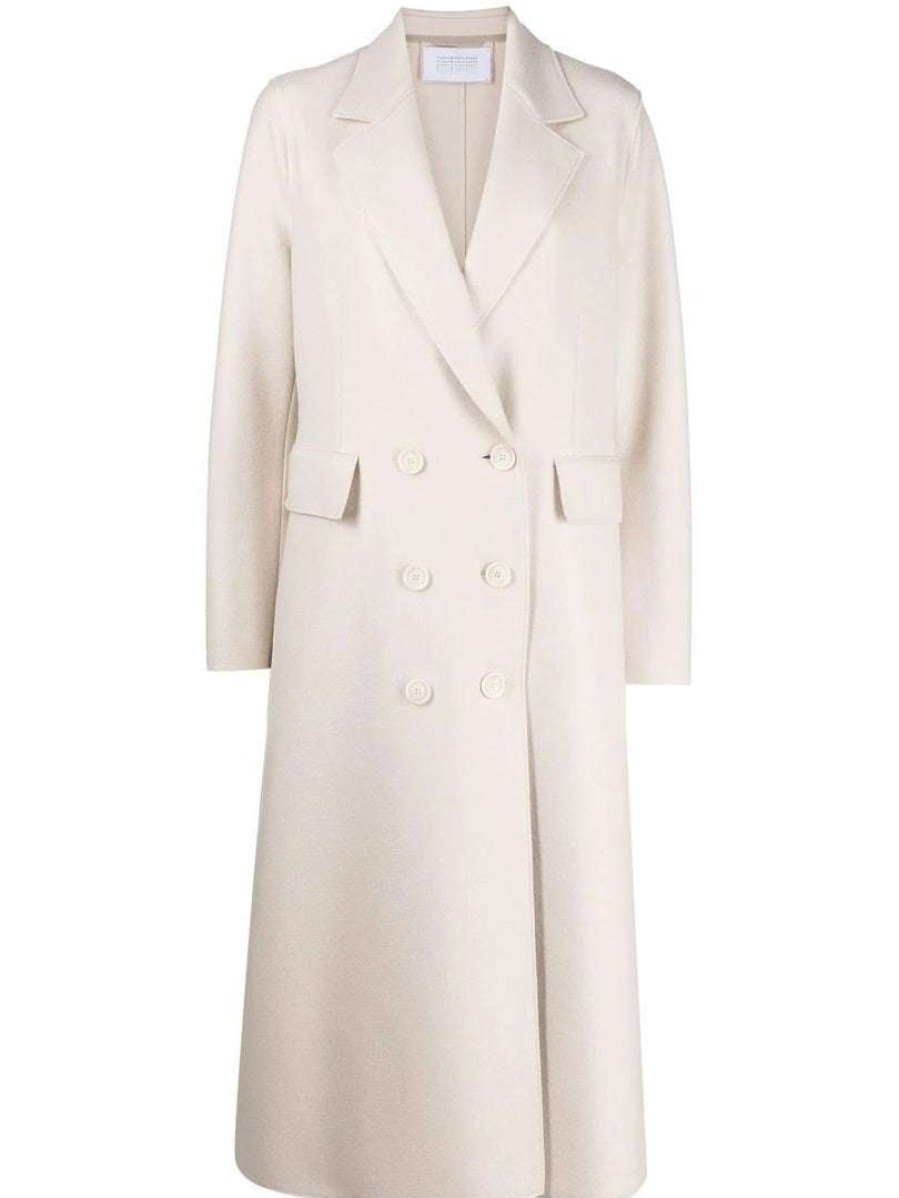 Clothing * | Harris Wharf London Clothing 'Double Breasted Tailored Midi Coat'