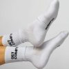 Accessories * | Soxygen Unisex White 'Get Comfy' Classic Socks