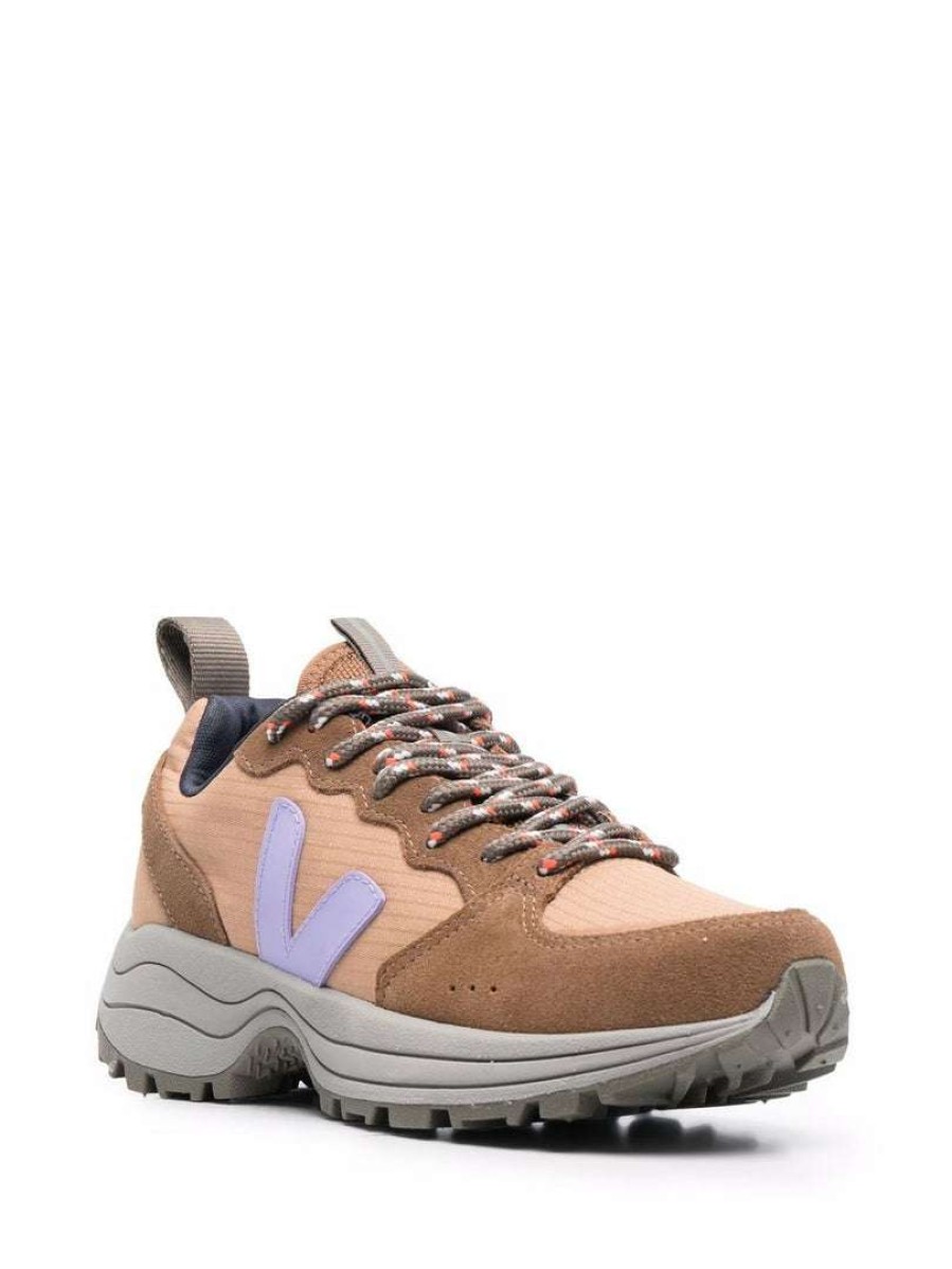 Shoes * | Veja Brown And Purple 'Venturi' Chunky Trainers