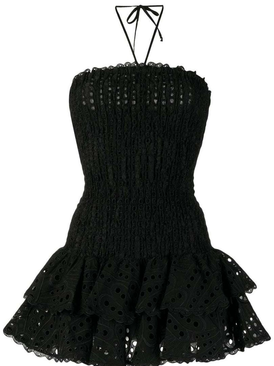 Clothing * | Charo Ruiz Black 'Megan' Short Dress Clothing