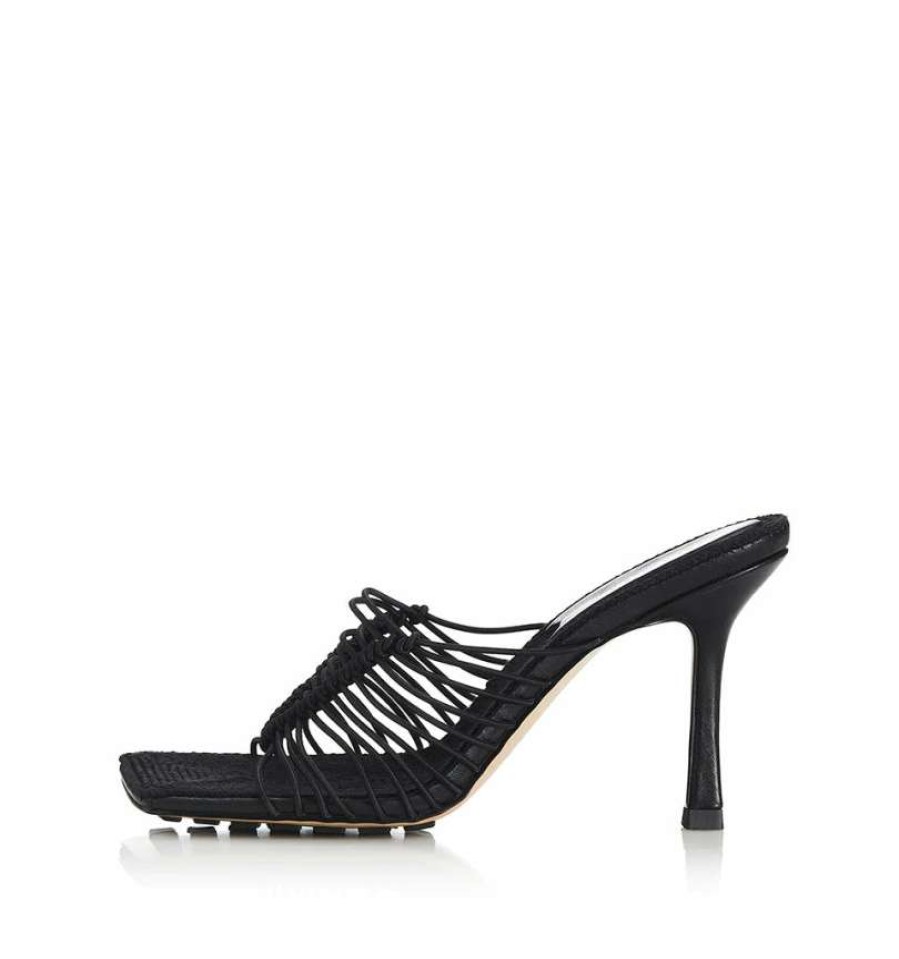 Shoes * | Alias Mae Black 'Lettie' Mules Shoes