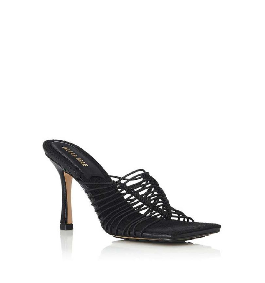 Shoes * | Alias Mae Black 'Lettie' Mules Shoes