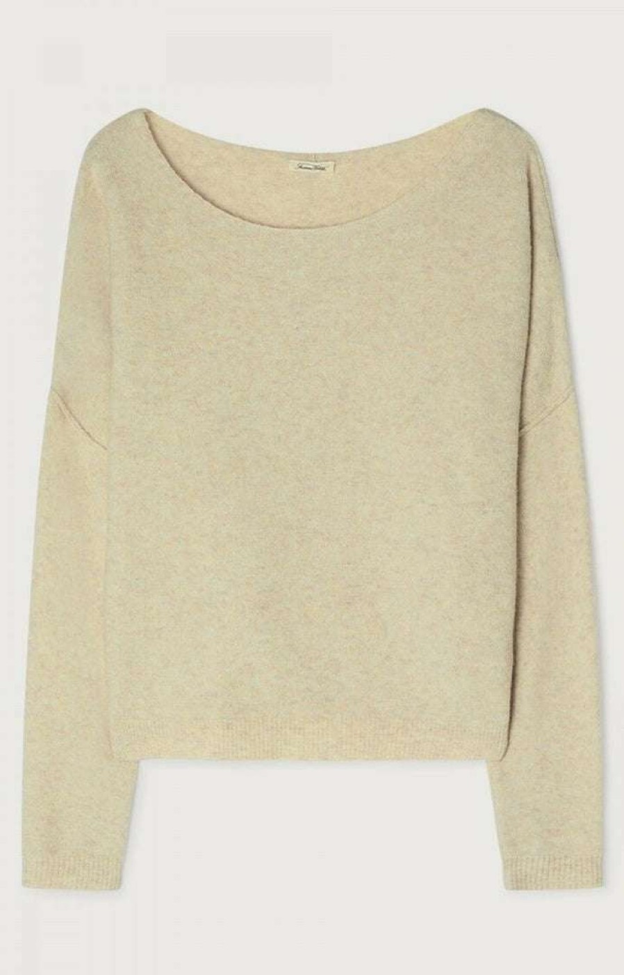 Clothing * | American Vintage Light Beige 'Damsville H22' Knit Sweater