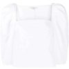 Clothing * | Vince White 'Square Neck Structured Sleeve Top' Clothing