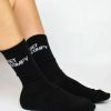 Accessories * | Soxygen Unisex Black 'Get Comfy' Classic Socks