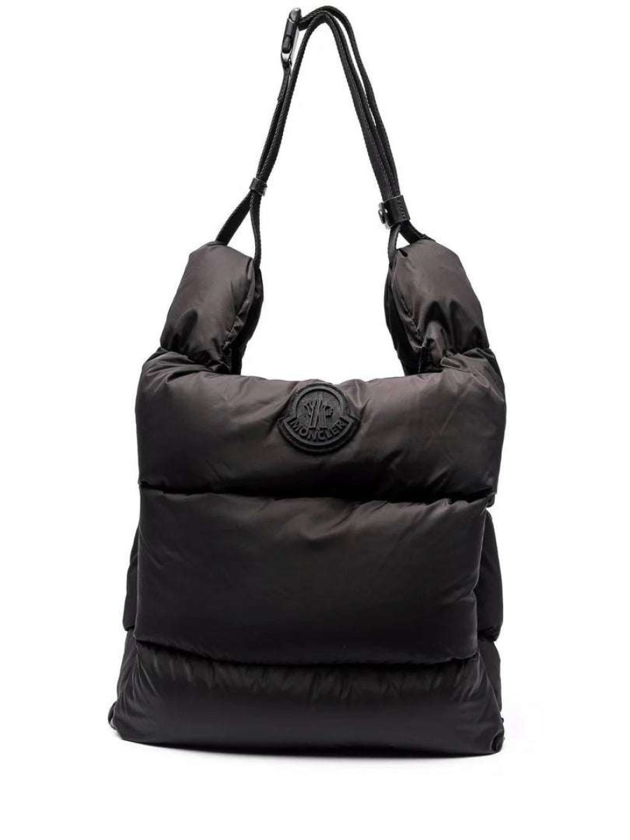 Bags * | Moncler Black 'Legere' Large Tote Bag